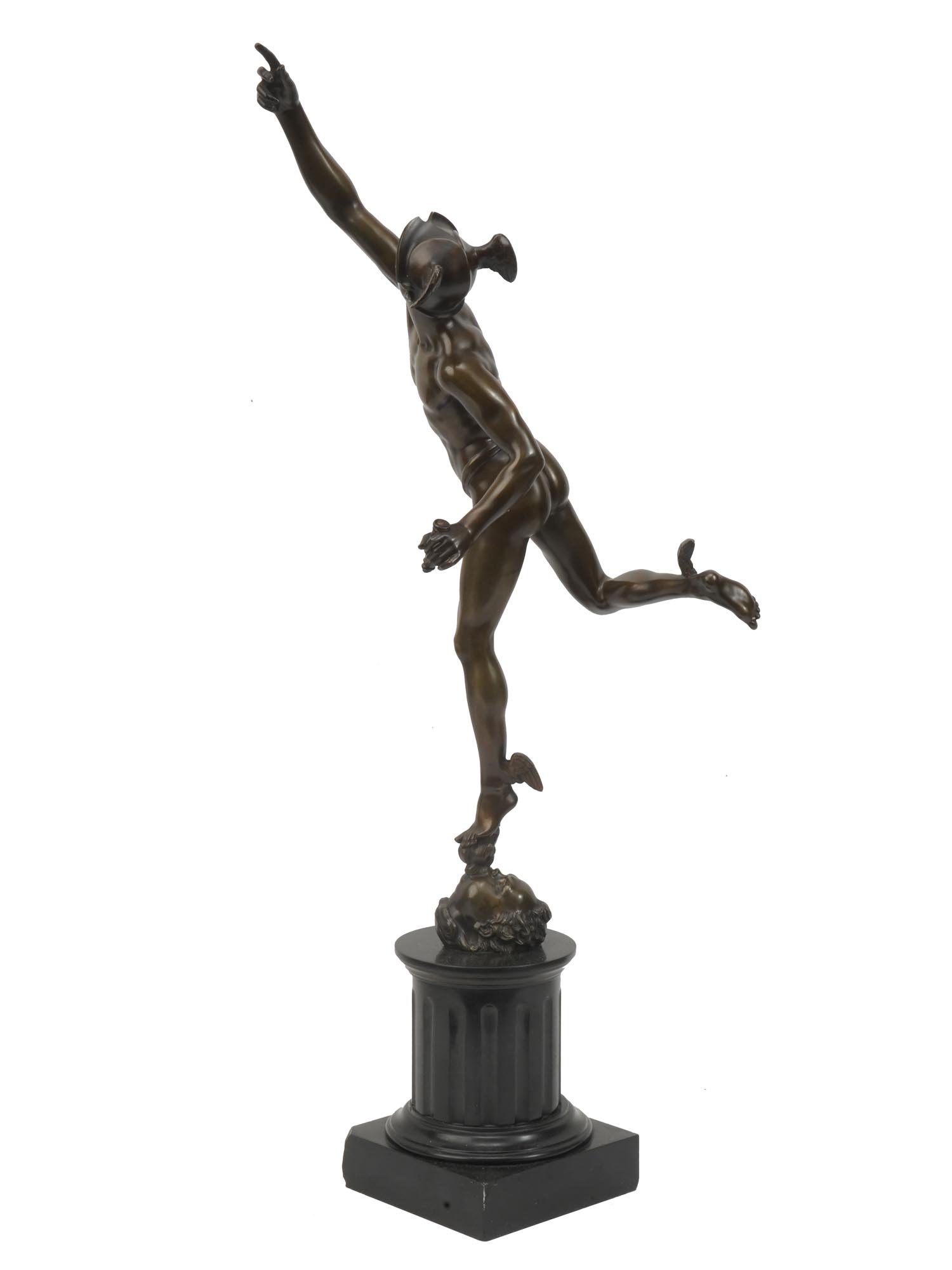 BRONZE FIGURE FLYING MERCURY AFTER GIAMBOLOGNA PIC-3